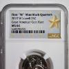Image 3 : NGC MS66 GRADED 2019-W First "W" Mint Mark Quarters ~ Lowell ~ Great American Coin Hunt
