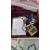 Image 12 : Jewelry Box With Rosaries & Other Religious Items 