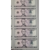 Image 9 : (15) SEQUENTIAL United States Series 2006 $5 Federal Reserve Notes - Face Value: $75