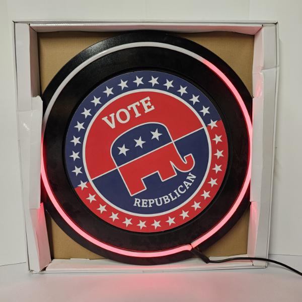 MAKE YOUR WALL GREAT AGAIN!!!! with this Vote Republican LED Neon Light Sign!!! (22")