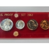 Image 3 : 1963 U.S. Proof Set Including 90% Silver Half Dollar, Quarter, Dime 