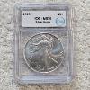 Image 1 : ICG MS70 Graded 2025 .999 Fine Silver 1oz. Eagle AFV $1.00