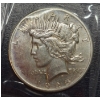Image 1 : 1925 P   Uncirculated 90% Silver Peace Dollar - See Pics