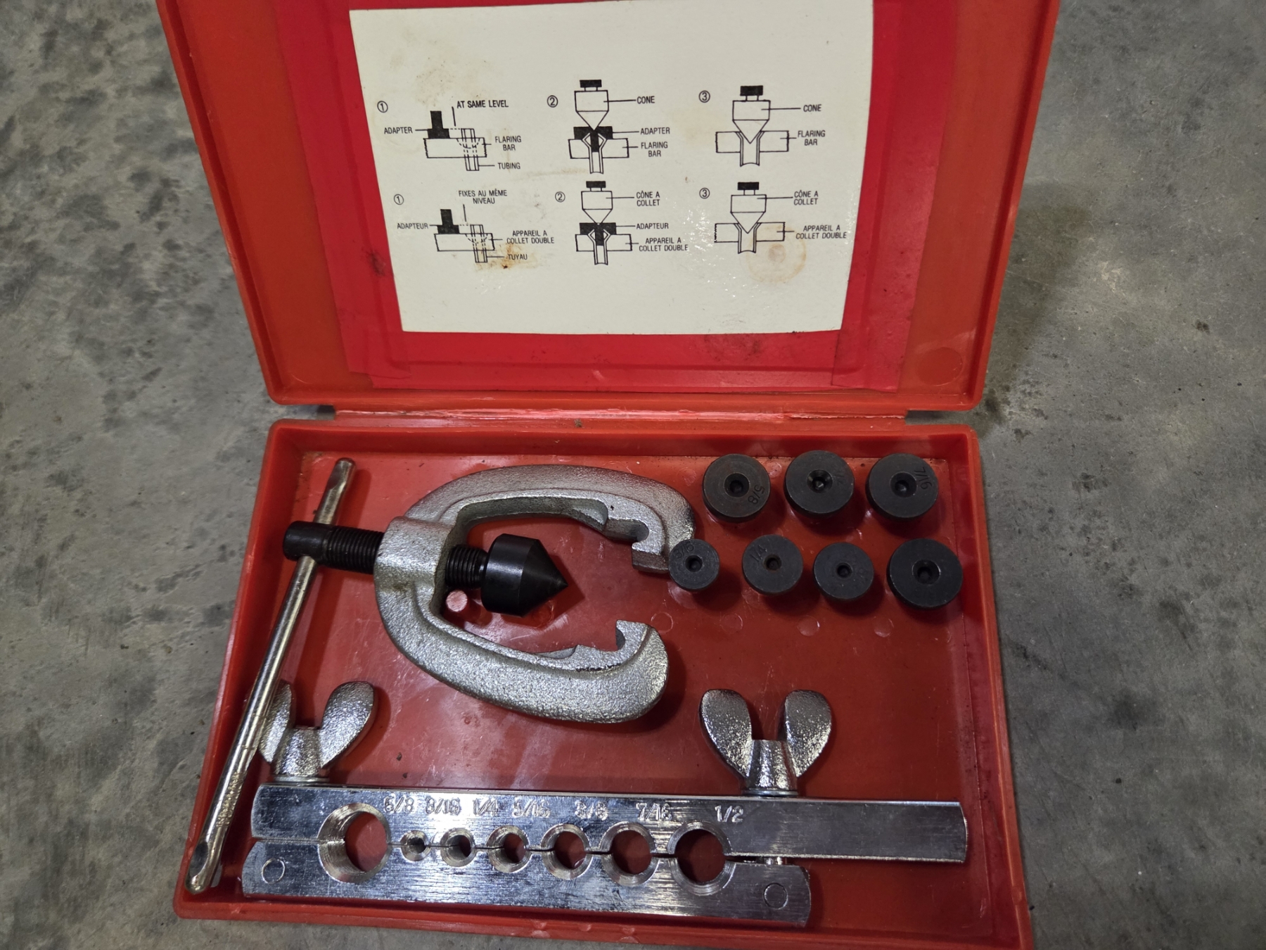 Flaring Pin Two Like New Tube Flaring Kits & Safety Pin Assortment - Bosley Auctioneers