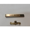 Image 6 : 14K Gold Evil Eye Safety Pin and 14K Gold Tie Clip Total Weight:  4.1g