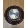 Image 1 : Excellent Condition Vintage Leather Accent Weather Gauge