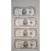 Image 1 : (4) Assorted Series United States $5 Silver Certificates - Face Value: $20.00