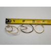 Image 4 : 14K Yellow Gold Pair of Hoop Earrings & One Loose 14K Hoop Earring TW: 3.8g