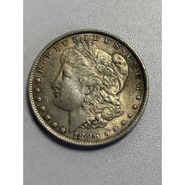 1896 Morgan Silver Dollar - 90% Silver - ASW: 0.7734oz - Mintage: 9,976,000