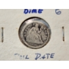 Image 2 : United States 1856 Seated Liberty 90% Silver Dime
