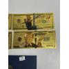 Image 3 : Trump Gold Foil Notes  "$100,000" Superman - Captain America - Bow & Arrow - "$100" Trump Gold Foil 