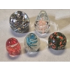 Image 1 : *Pick Up At Mantua Home-No Shipping Available* Beautiful Collection Of Five Vintage Art Glass Paperw