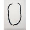 Image 3 : Stunning Blue/White Pearl Necklace and Heart-Shaped Purple Gems Earrings and Necklace Set