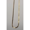 Image 6 : 14K Yellow Gold 18" Herringbone Necklace - Weight: 4.1g