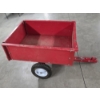 Image 8 : Fantastic Condition Haul Master 10 Cubic Foot Dump/Tilt Trailer Cart With Removable Tailgate 600lb C