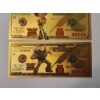 Image 4 : x5 Assorted Toy Story $100 99999999 24K Gold Foil Banknotes Set w/ CoA