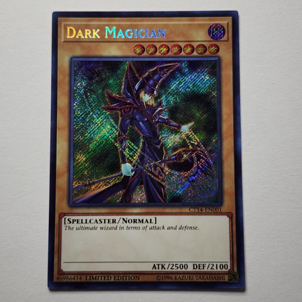 Dark Magician CT14-EN001 LIMITED EDITION Holo Rare Yu-Gi-Oh Trading Card ~ NM 