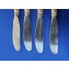 Image 3 : 4 - Sterling Silver Gorham Melrose Sterling Silver Handle, Stainless Blade Dessert Knives TW: 167.0g