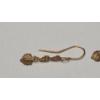Image 2 : 10K Gold Black Hills Gold Dangle Earrings - Weight: 1.3g