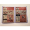 Image 2 : Willie Mays & Satchell Paige Archive Classics Baseball Cards In Protective Holders - Mint