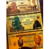 Image 5 : Set of 10 - 24k Gold Foiled BANK OF ZIMBABWE Bank Notes - (Real 24k Gold)  5.3 gr Per Note.