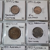 Image 3 : Two Binder Pages Filled with Assorted World Coins: Cuba, Argentina, Australia, India, & More!