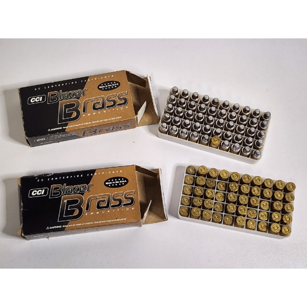 CCI Blazer Brass 45 GAP Ammunition - 2 Full Boxes
