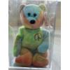 Image 2 : TY Peace Beanie Plush Bear - Vintage TY - Mint Condition