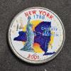 Image 2 : Lot of 4 State Quarters, 3 High Grade Littelton State Quarters & 1 Colorized NY Quarter