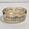 Image 3 : Vintage Golden Nugget Gambling Hall Las Vegas Glass Ashtray Full Of Buffalo Nickels FV: $3.00
