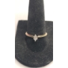 Image 2 : 14K Yellow Gold Marquise Diamond Solitaire Engagement Ring - Size 8 - Weight: 1.9g