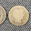 Image 6 : Two United States 90% Silver Barber Dimes ~ $0.20 Face Value
