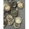 Image 2 : Lot of 40 90% Silver, Assorted Year, Roosevelt Dimes FV $4.00