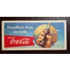 Image 2 : COCA COLA ADVERTISING BLOTTERS - 3 VINTAGE 10" X 4" BLOTTERS FEATURING VARIOUS THEMES.  SEE PICS