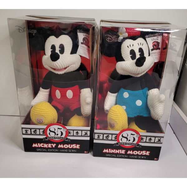 Mickey And Minnie Mouse - 85th Anniversary - Special Edition - Hand Sewn