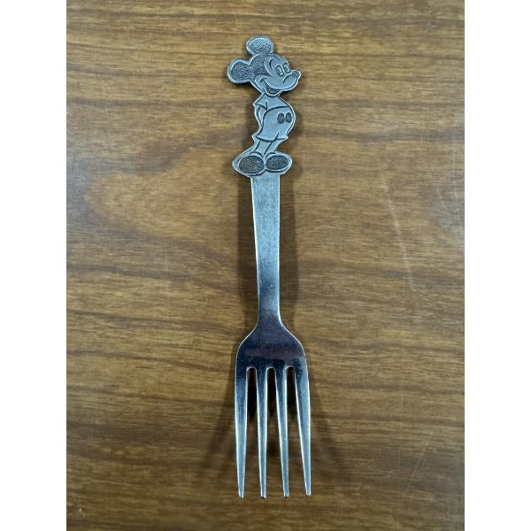 Vintage Disney Mickey Mouse Childs Fork - Made By Bonny - Mint Condition