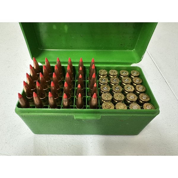 30 Rounds of .308 Win and 20 .308 Win Casings