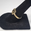 Image 2 : Beautiful 14K Yellow Gold Monogram Ring - Size 7 - Total Weight: 2.3g
