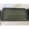 Image 6 : Authentic U.S. Government Metal Ammo Box 6" X 12" - Little Surface Rust - Seal Is New - Heavy Duty