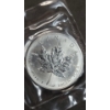 Image 2 : Sealed 1989 $5 1 Oz 9999 Silver Elizabeth II Canadian Maple Leaf Round