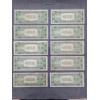 Image 10 : Assorted Series $1 Silver Certificates - Face Value: $10.00