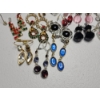 Image 7 : 16 Pairs of Assorted Costume Earrings Including Silver/Gold-Tone, Studs, Dangle, Holiday