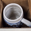Image 6 : Two Like New in The Box Steins Ft. 1994 Budweiser Holiday Stein & AVON American Gray Wolf Stein