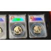 Image 6 : 2014-S Presidential Dollar Proof Set of 4 Graded Coins ANACS PR70 DCAM - Face Value: $4.00