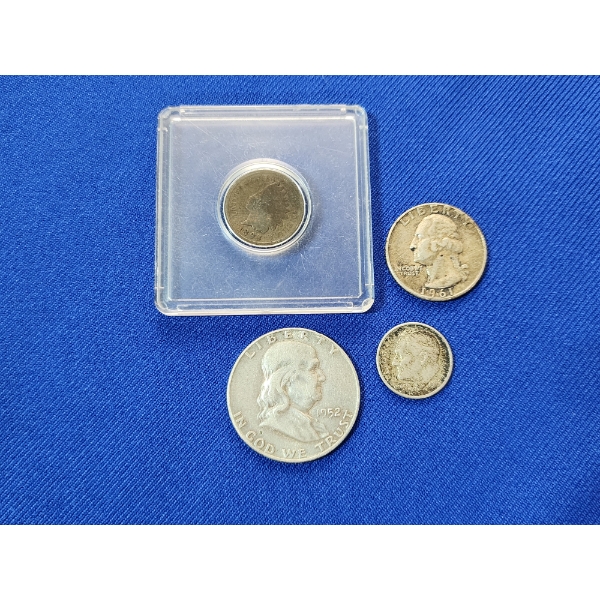 Lot of (4) Older U.S. Coins Including Silver!