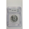 Image 1 : ICG 1962 AU55 90% Silver Franklin Half Dollar