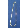 Image 3 : 14K Gold 16" Herringbone Style Necklace - Weight: 4.9g