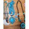 Image 3 : Assorted Costume Jewelry: Beautiful Chunky Necklaces, and 2 Sets w/ Matching Earrings
