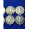 Image 3 : x10 Assorted Years 90% Silver Walking Liberty Half Dollars FV: $5.00