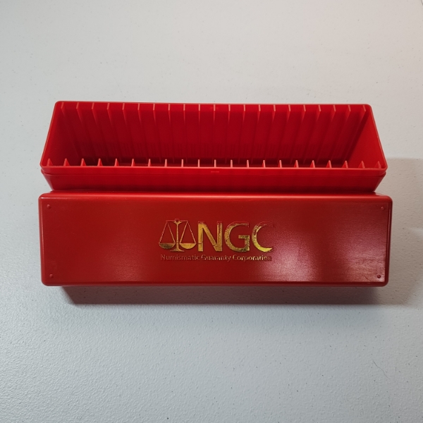 NGC Red Coin Slab Holder - Holds 20 Standard NGC Slabs 